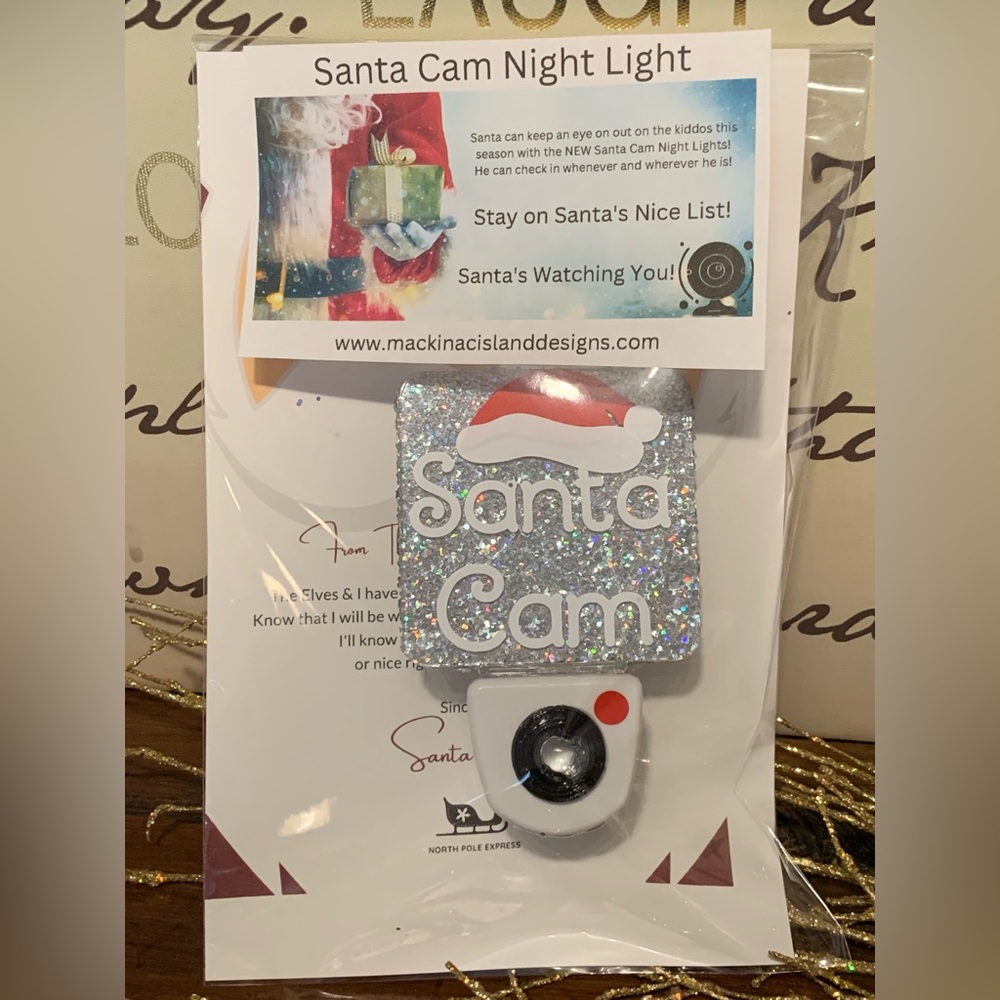 Santa Cam Night Light Perfect for Elf On Shelf!